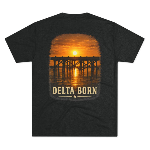 Delta Born Fishing Graphic Tee – Soft Tri-Blend | 2zero9 Fishing