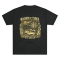 Raised by Tides Fishing Graphic Tee – Soft Tri-Blend | 2zero9 Fishing