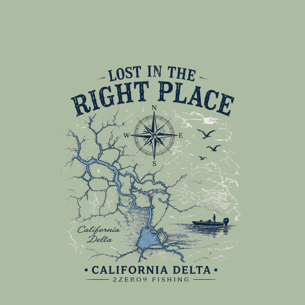 Lost in the Right Place Fishing Sun Shirt | 2zero9 Fishing